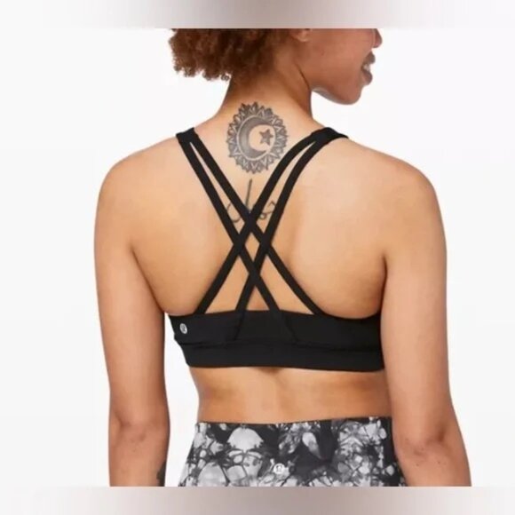 lululemon athletica Other - LULULEMON - Energy Black Bra Size 2